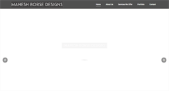 Desktop Screenshot of maheshborsedesigns.com